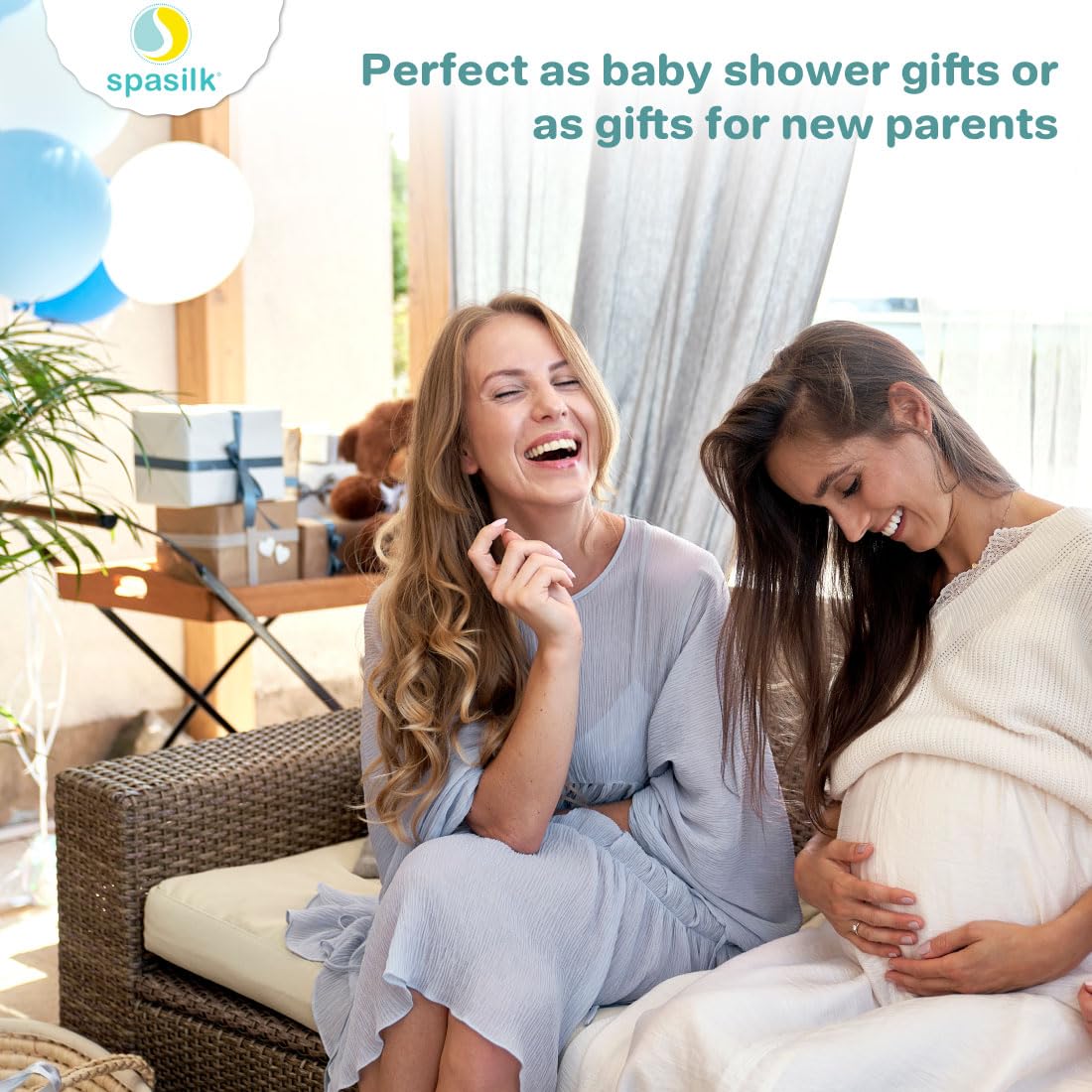 Spasilk baby bath set gift-ready perfect for new parents