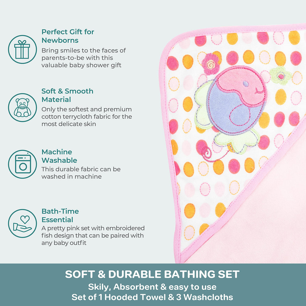 Spasilk baby bath set gift-ready packaging for new parents