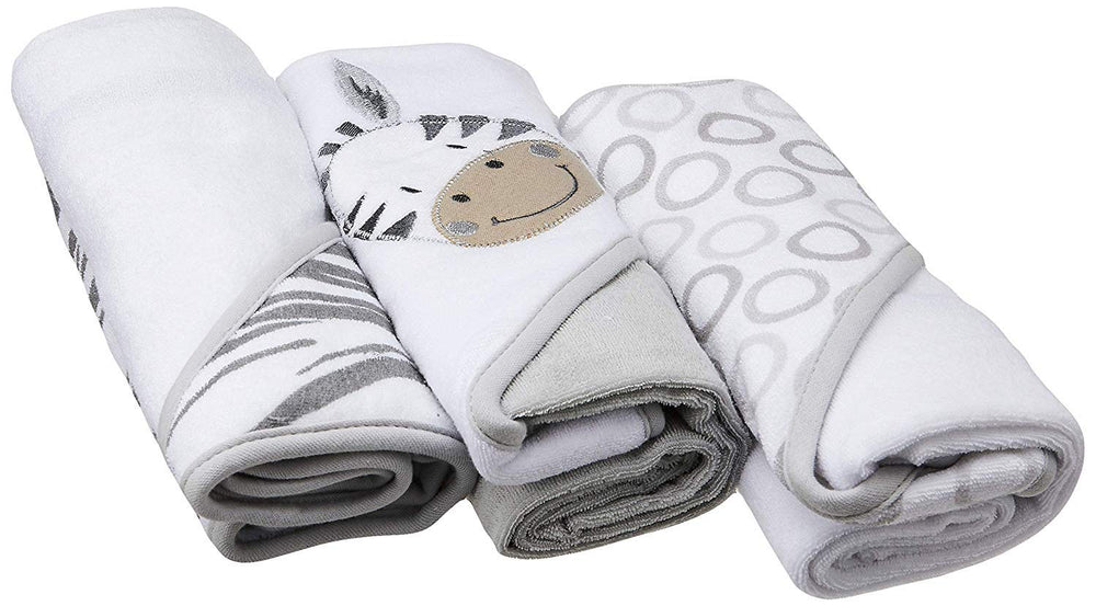 Spasilk baby hooded towel set showcases versatile 3-pack for twins or gifting ideas.