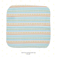 Spasilk baby washcloths yellow lines pack shot highlights a 10-piece set for busy parents
