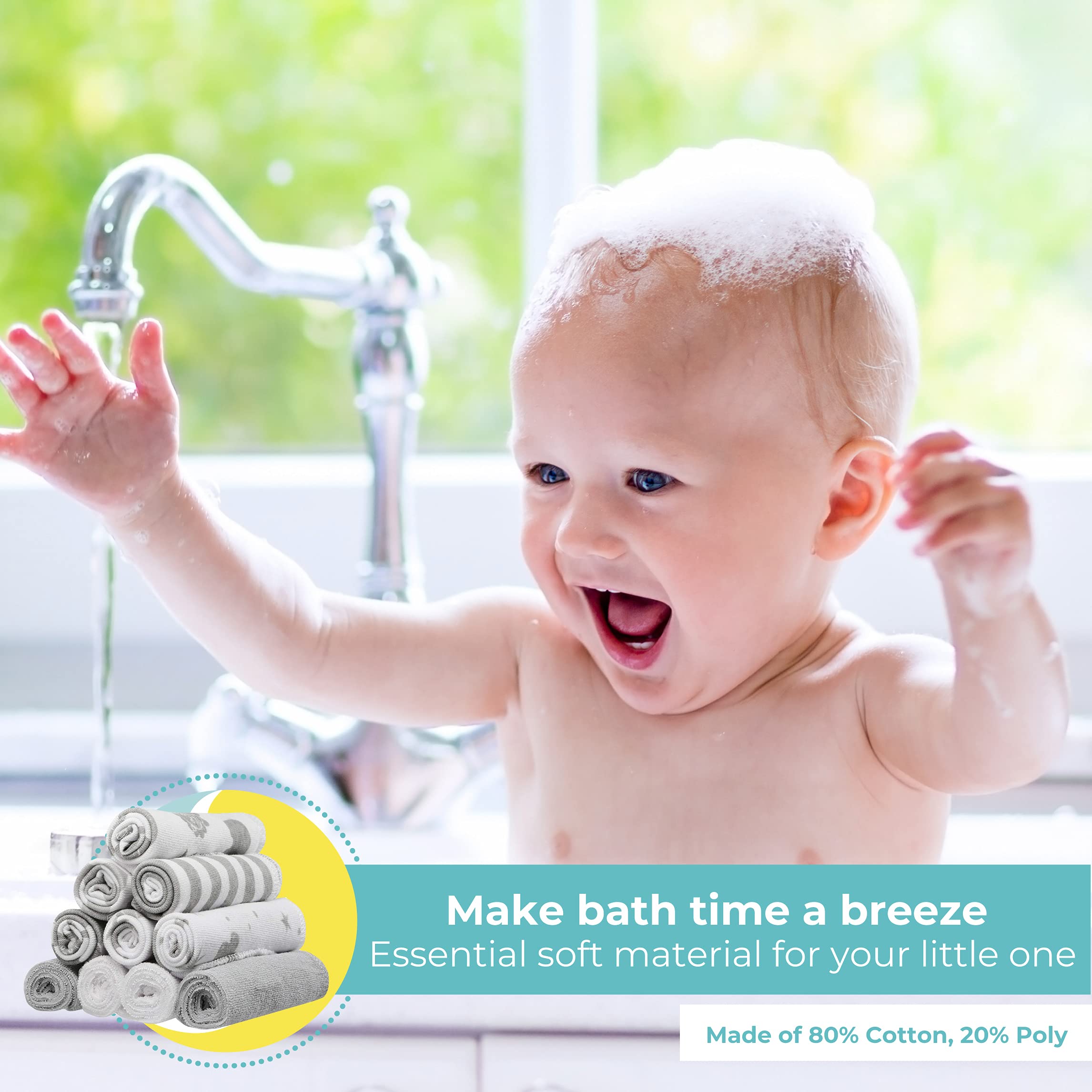 Spasilk durable absorbent blend fabric for long-lasting softness wash after wash.