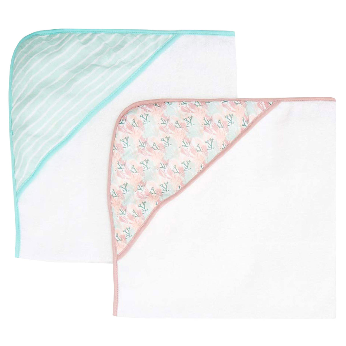 Spasilk extra plush hooded towel close-up showing soft terry fabric for gentle drying.