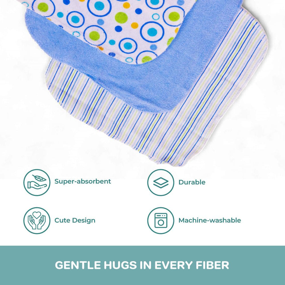 Spasilk hooded towel blue sailor closeup generous 30x26 inches for wrap and dry