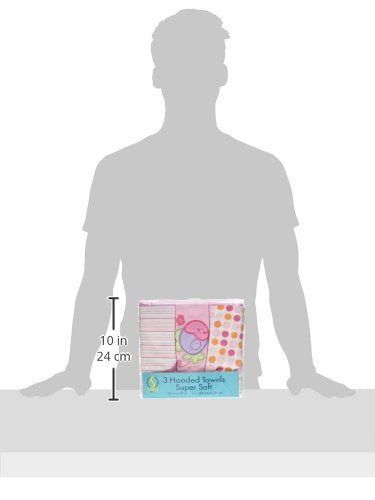 Spasilk hooded towel pink gift pack ready for baby shower or new baby gift.