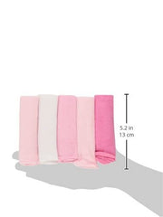 Spasilk pink designs baby washcloths showcased for cheerful daily routines.