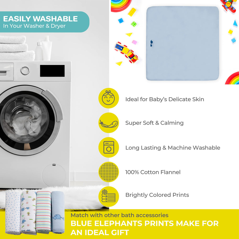 Spasilk Receiving Blanket blue unisex-prints supports shared use across siblings.