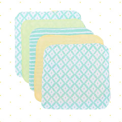 Spasilk textured-surface washcloth helps lift grime during baths