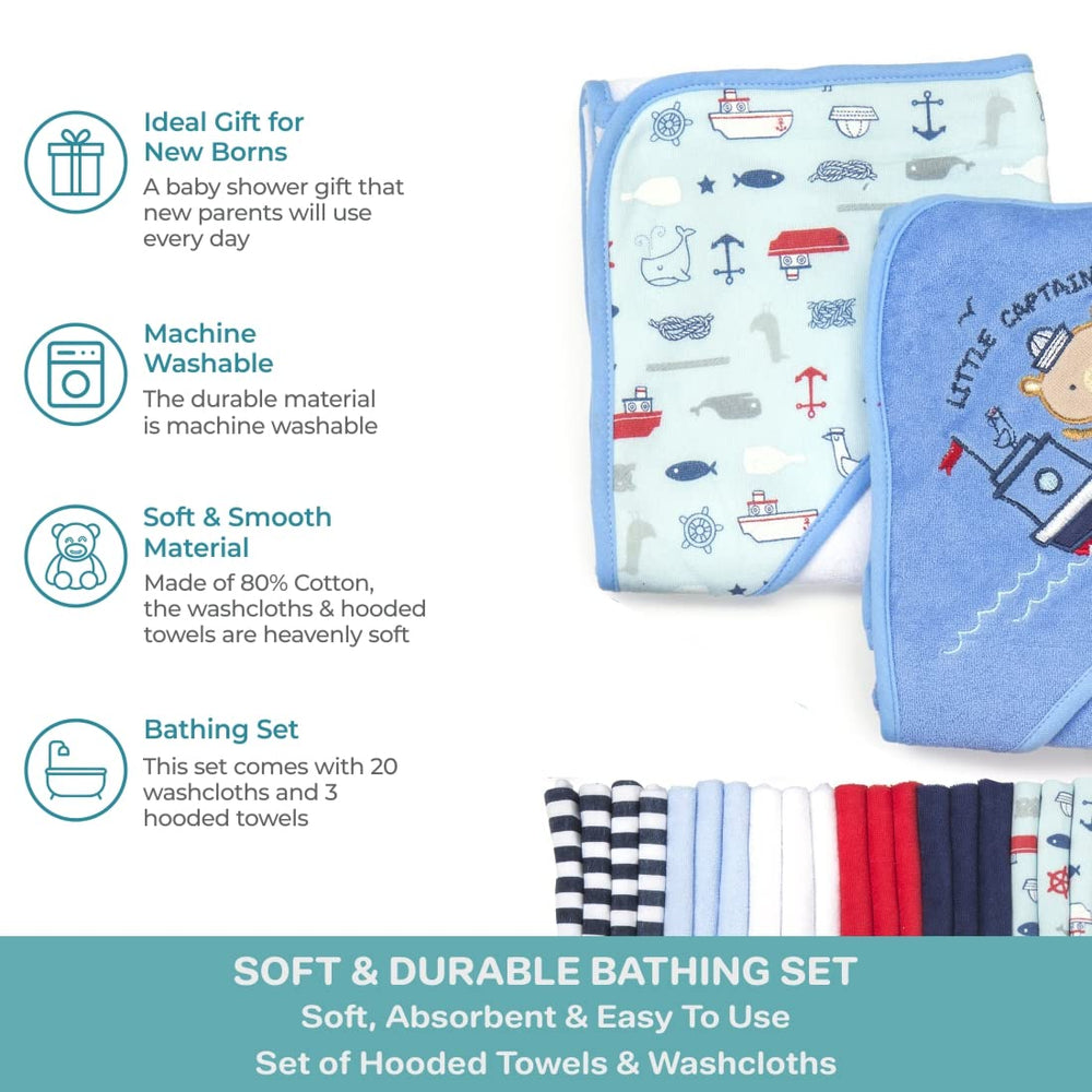 Spasilk washcloths stacked; durable, soft for baths and everyday mess cleanup.