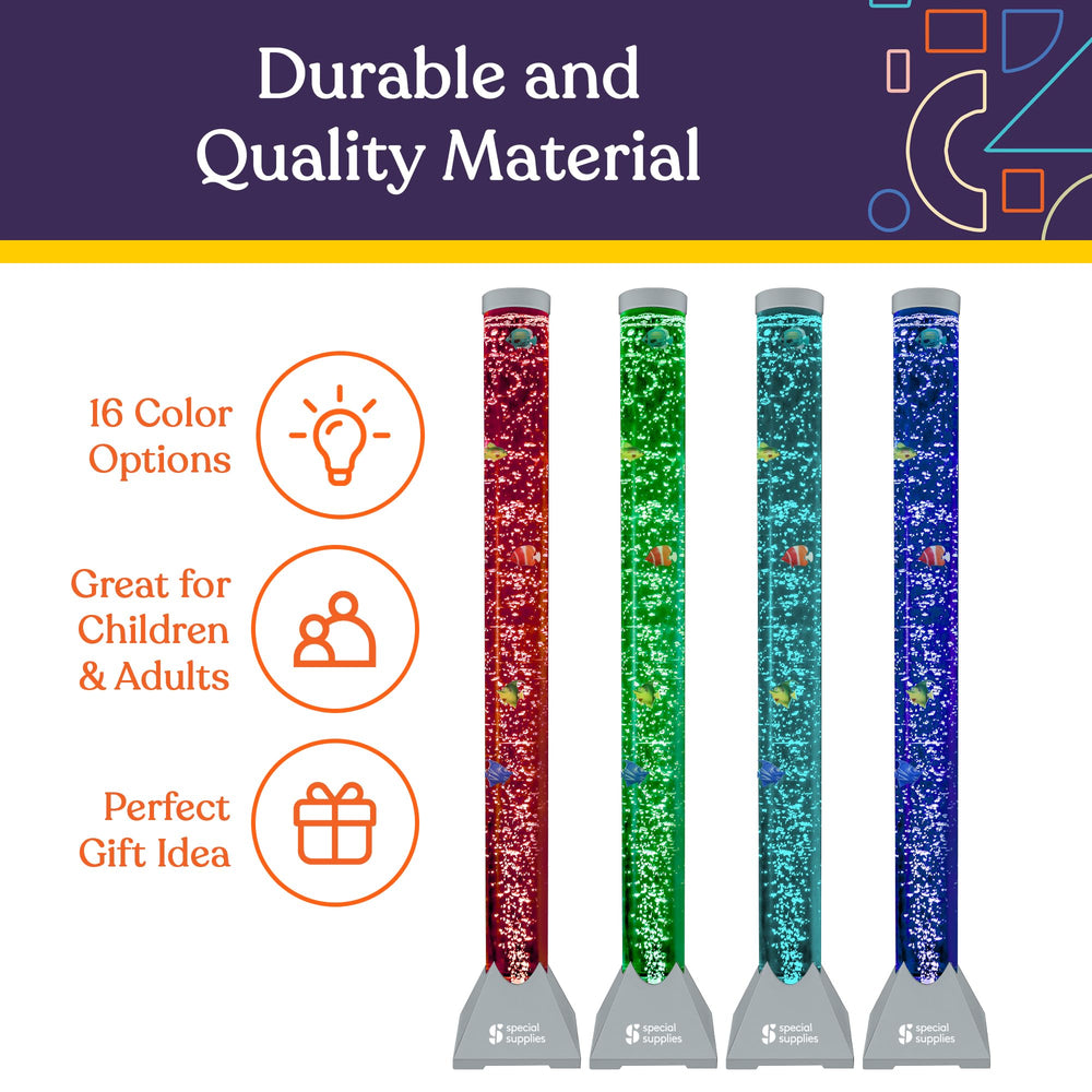 Special Supplies Aquarium Sensory Bubble Tube wall-mount setup for space-saver installation