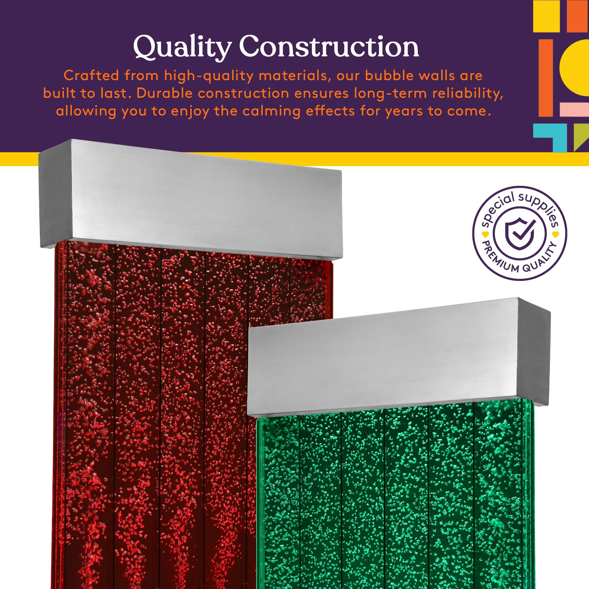 Special Supplies Bubble Wall enclosed system for tidy setup