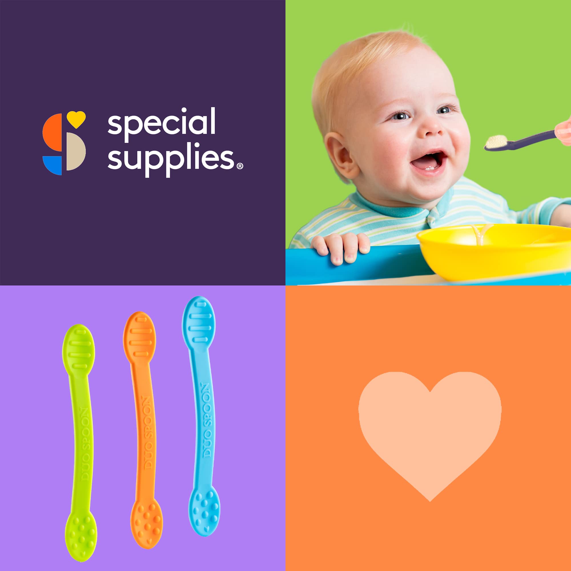Special Supplies Duo Spoon dishwasher-safe cleaning reassurance