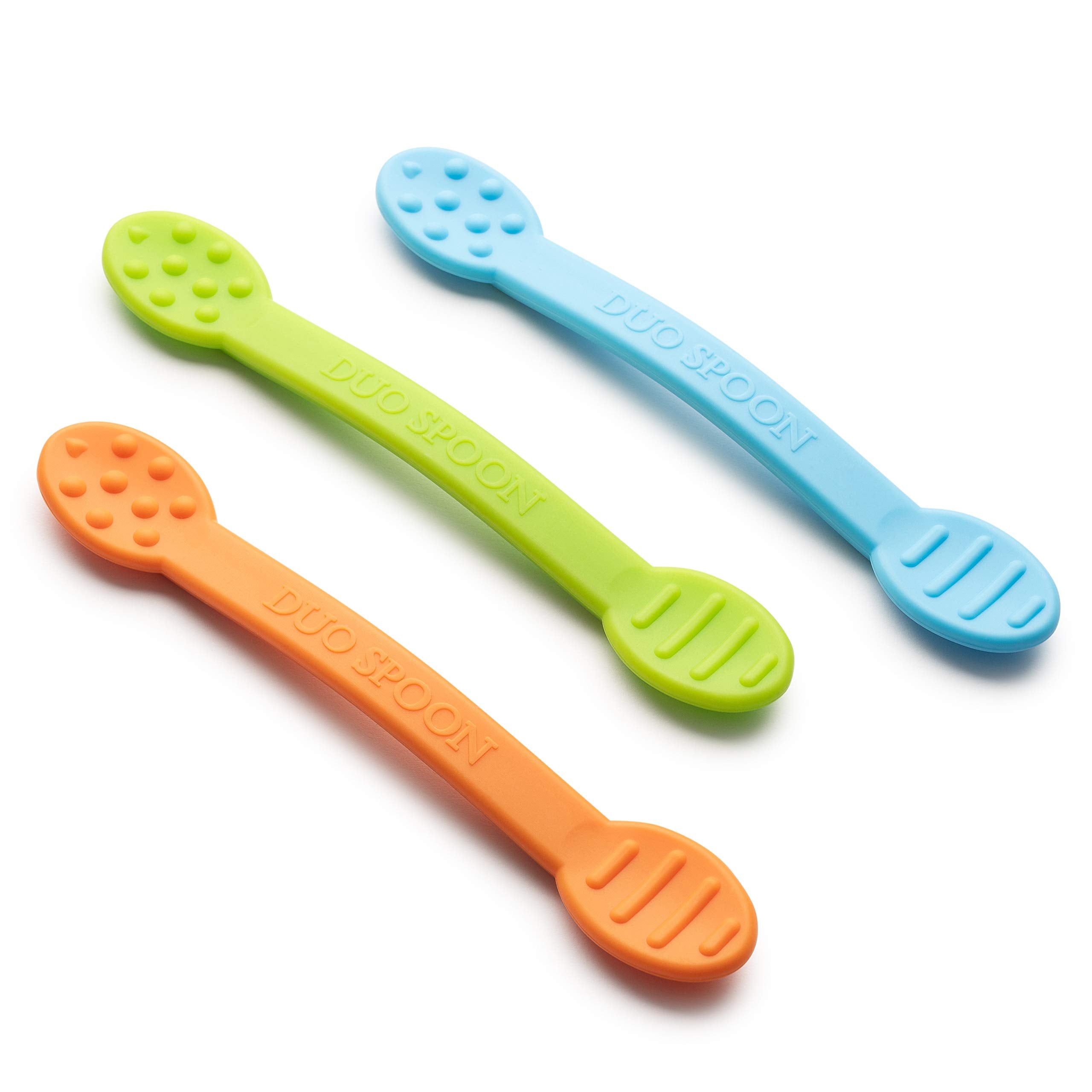 Special Supplies Duo Spoon textured-ends closeup for sensory tongue stimulation during feeding