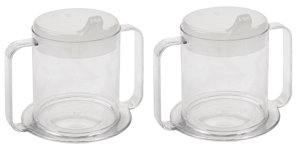 Special Supplies Independence 2-Handle Mug crystal-clear body for visible contents