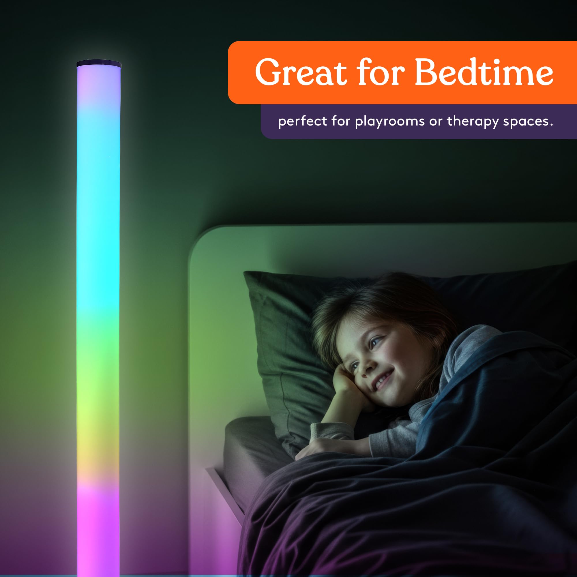 Special Supplies Sensory Lamp with 5.9 ft power cord length for flexible room setup