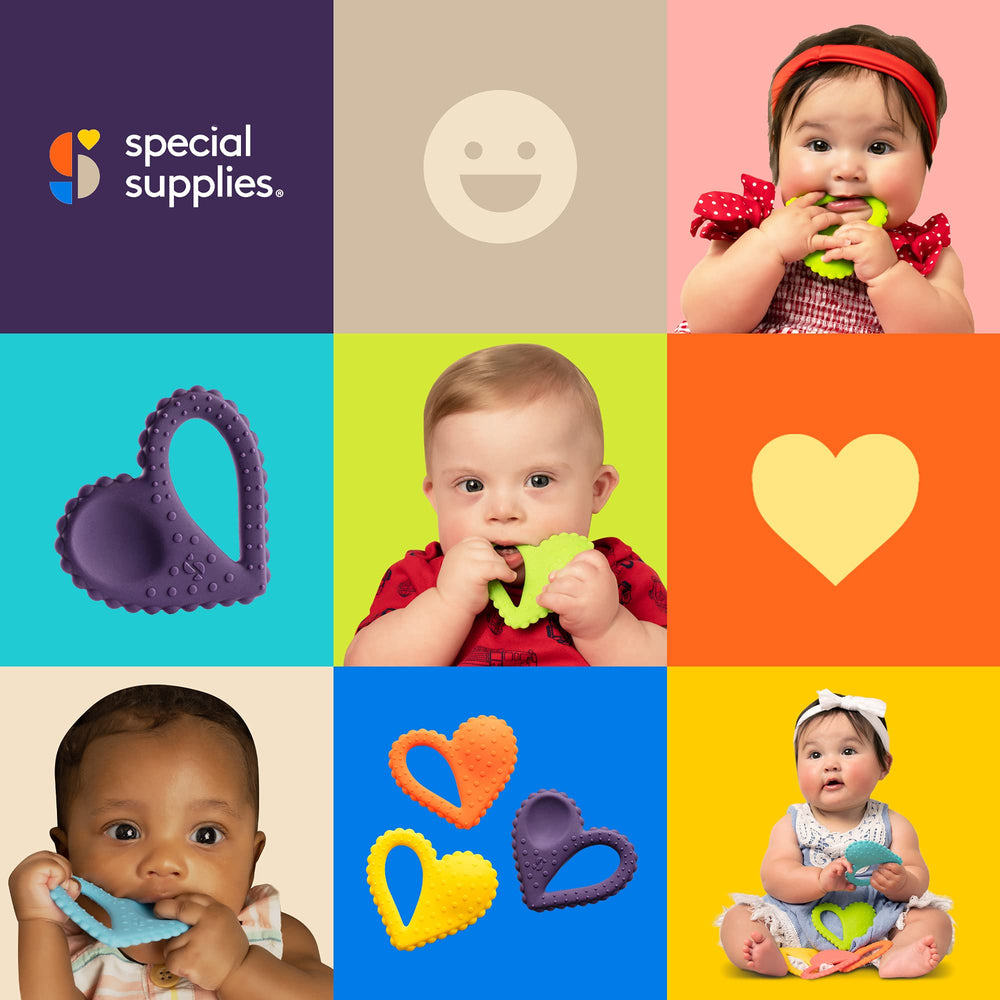 Special Supplies Teether Heart Spoon durable and dishwasher-safe for busy families