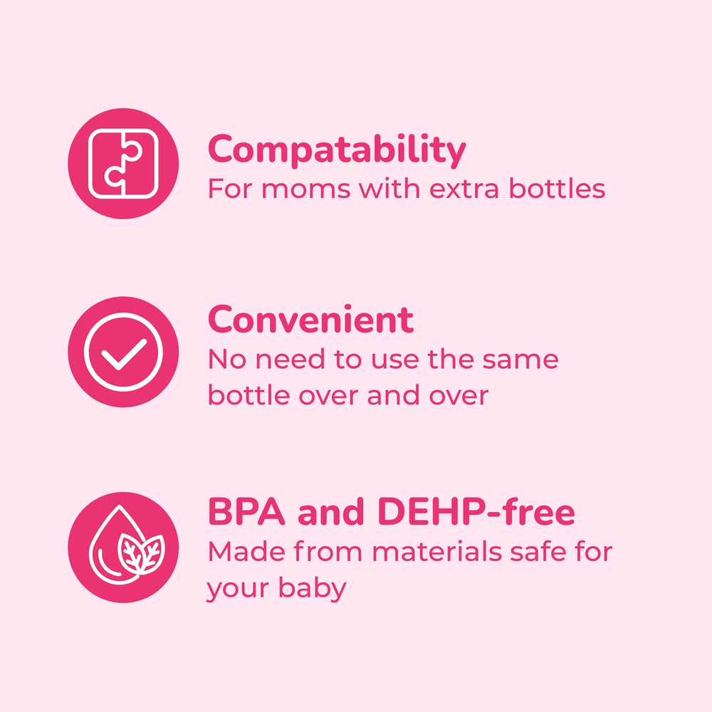 Spectra BPA/DEHP free parts ensure milk-contact safety during pumping.