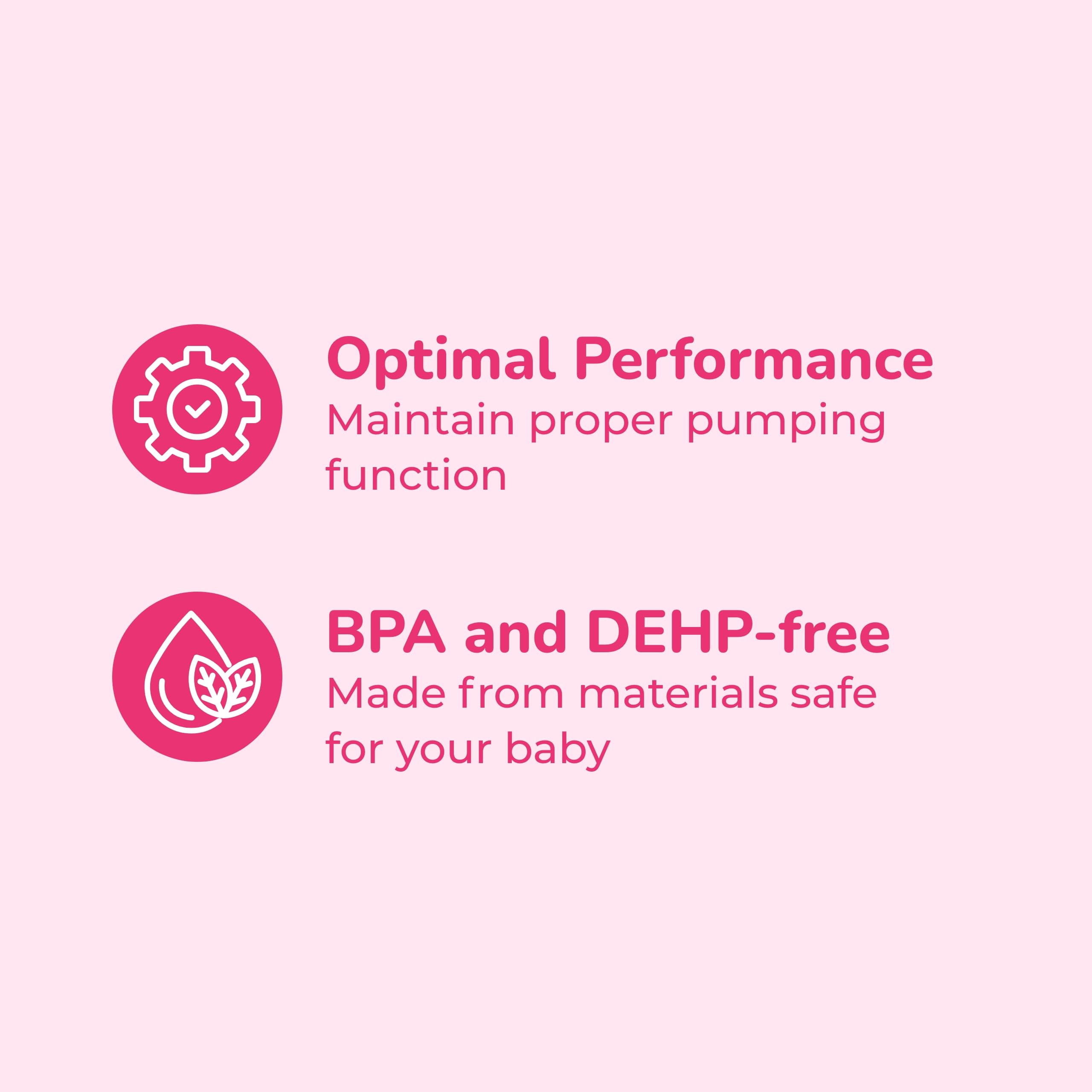 Spectra tubing replacement is a non-milk-contact part.