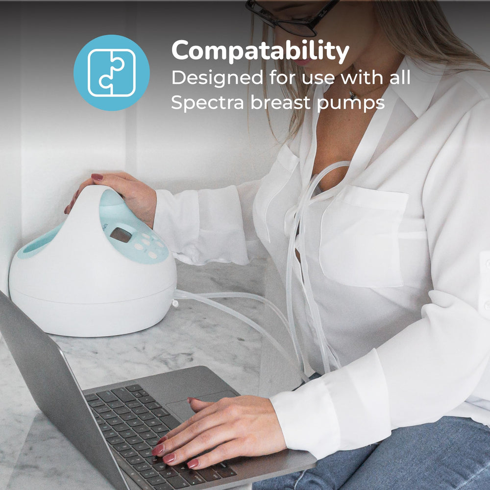 Spectra CaraCups wearable milk collection 28mm size ensures compatible fittings.