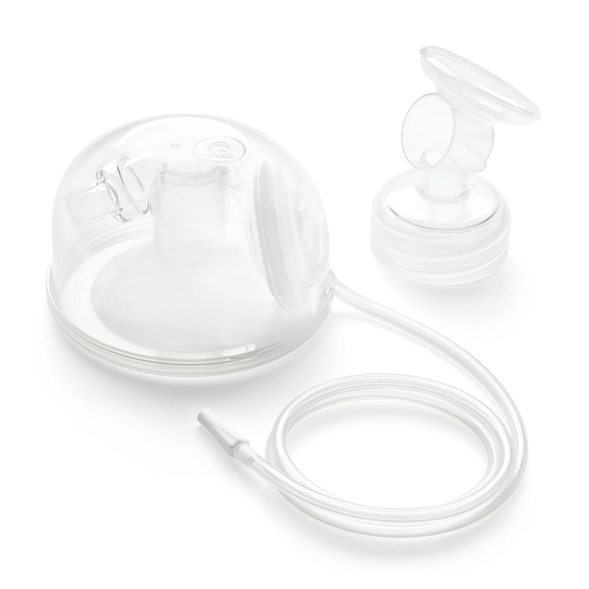 Spectra CaraCups wearable milk collection in bra enables hands-free pumping.