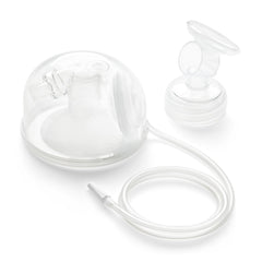 Spectra CaraCups wearable milk collection in bra enables hands-free pumping.