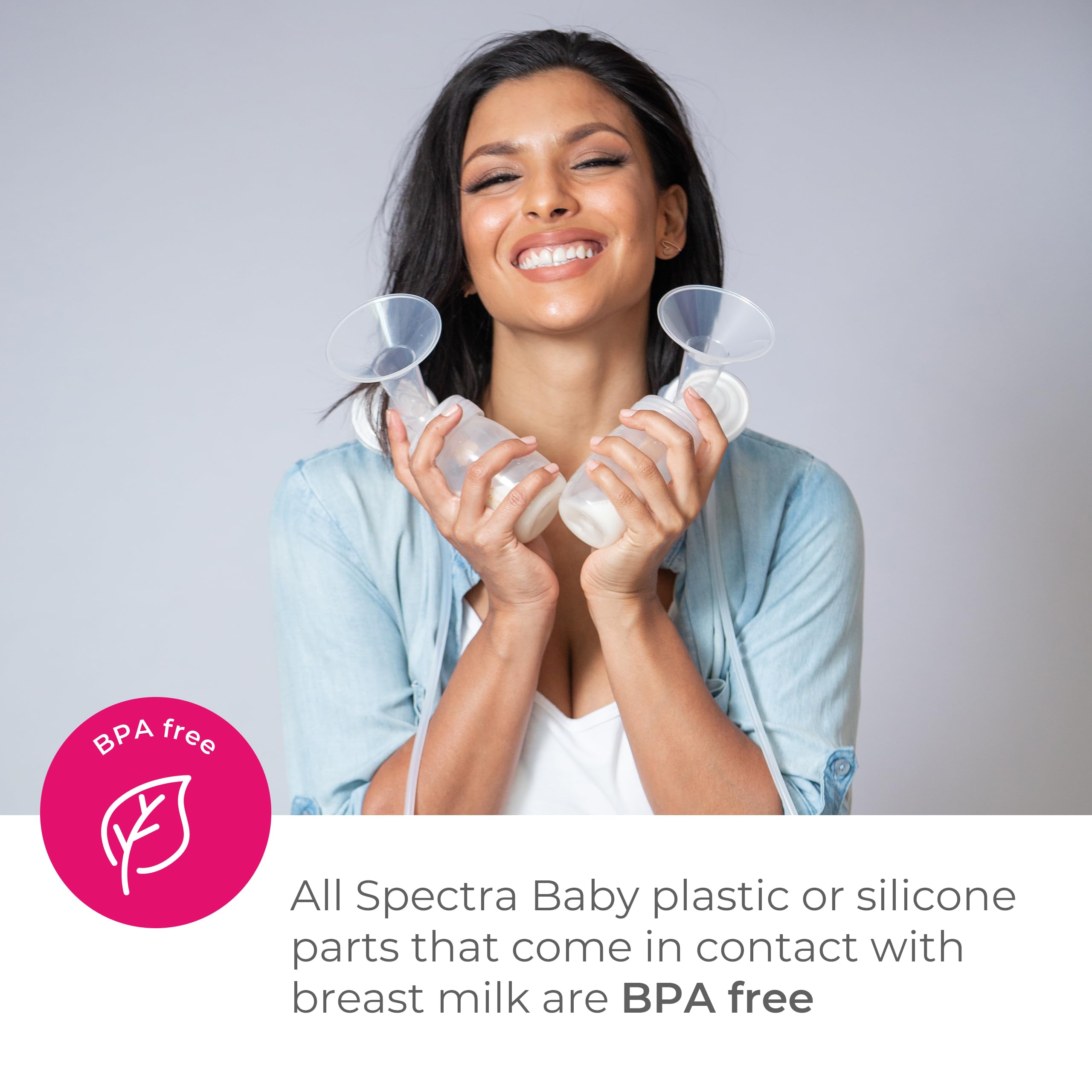 Spectra S2 Plus compatible accessories enhance pumping setup.