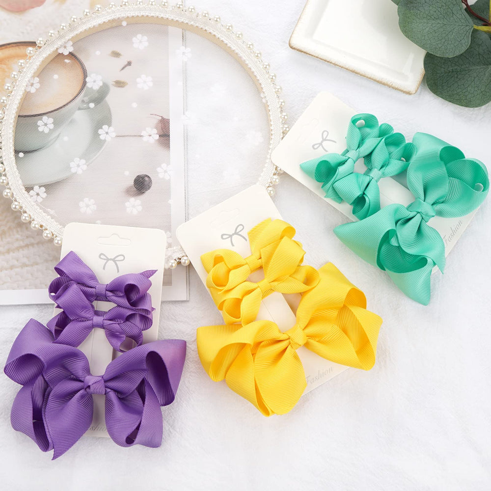 Spenlly green glitter bows ideal as a gift or photo-ready accessory