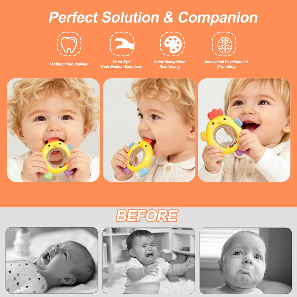SPICE PAWS teething toy suitable for 0-6 month use and beyond