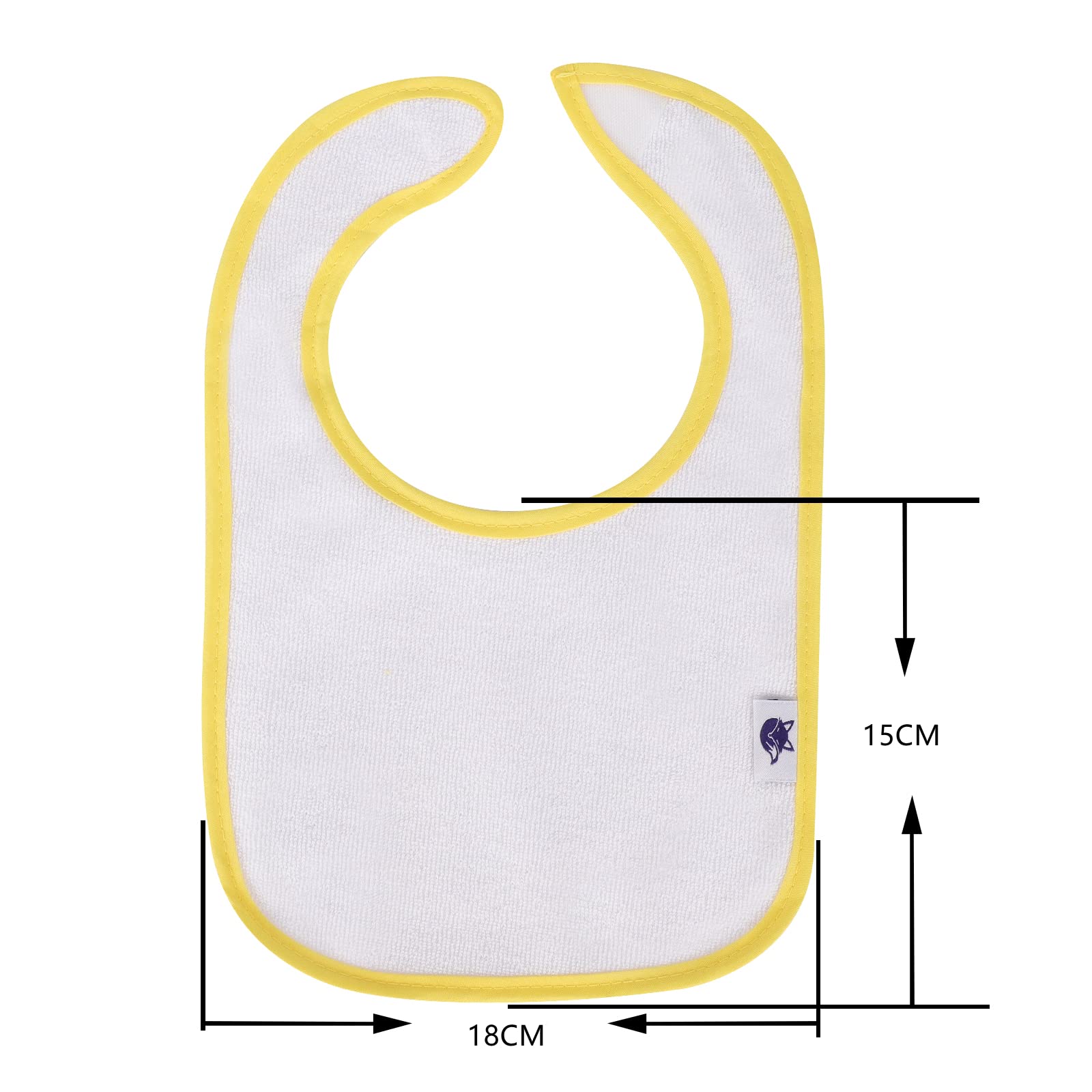 SPINFOX baby bibs double-sided terrycloth keeps baby dry and comfy.