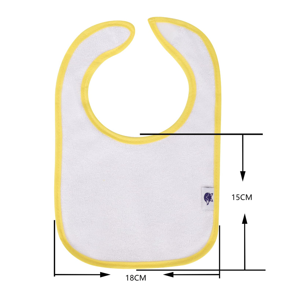 SPINFOX baby bibs double-sided terrycloth keeps baby dry and comfy.