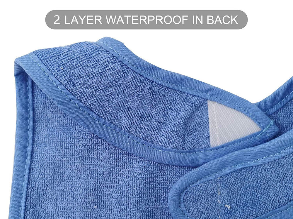 SPINFOX double-sided terrycloth bib highlights soft absorbent fabric