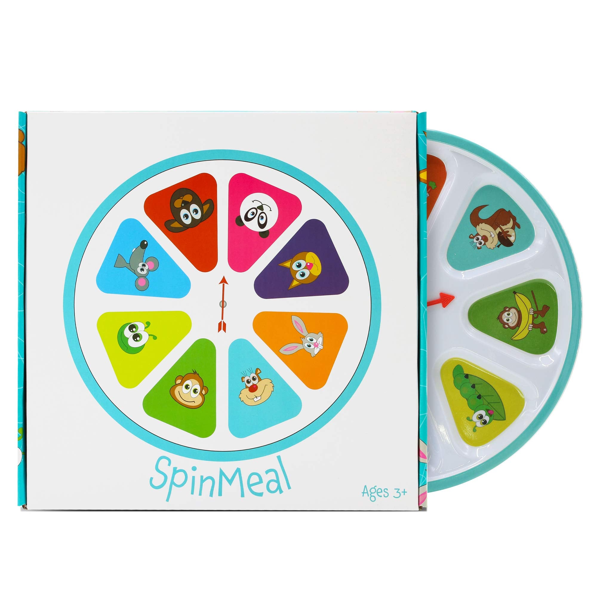 SpinMeal bunny-plate design supports multisensory dinner fun for families.