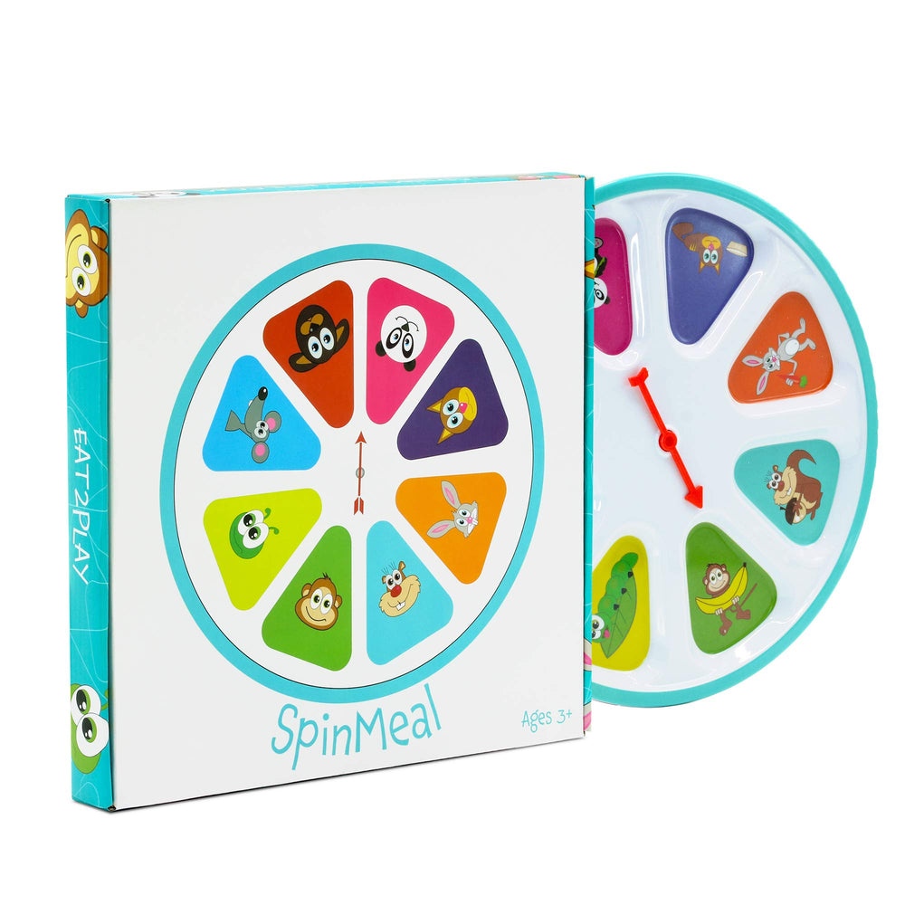 SpinMeal dishwasher-microwave-safe-plate cleans quickly and heats meals with ease.