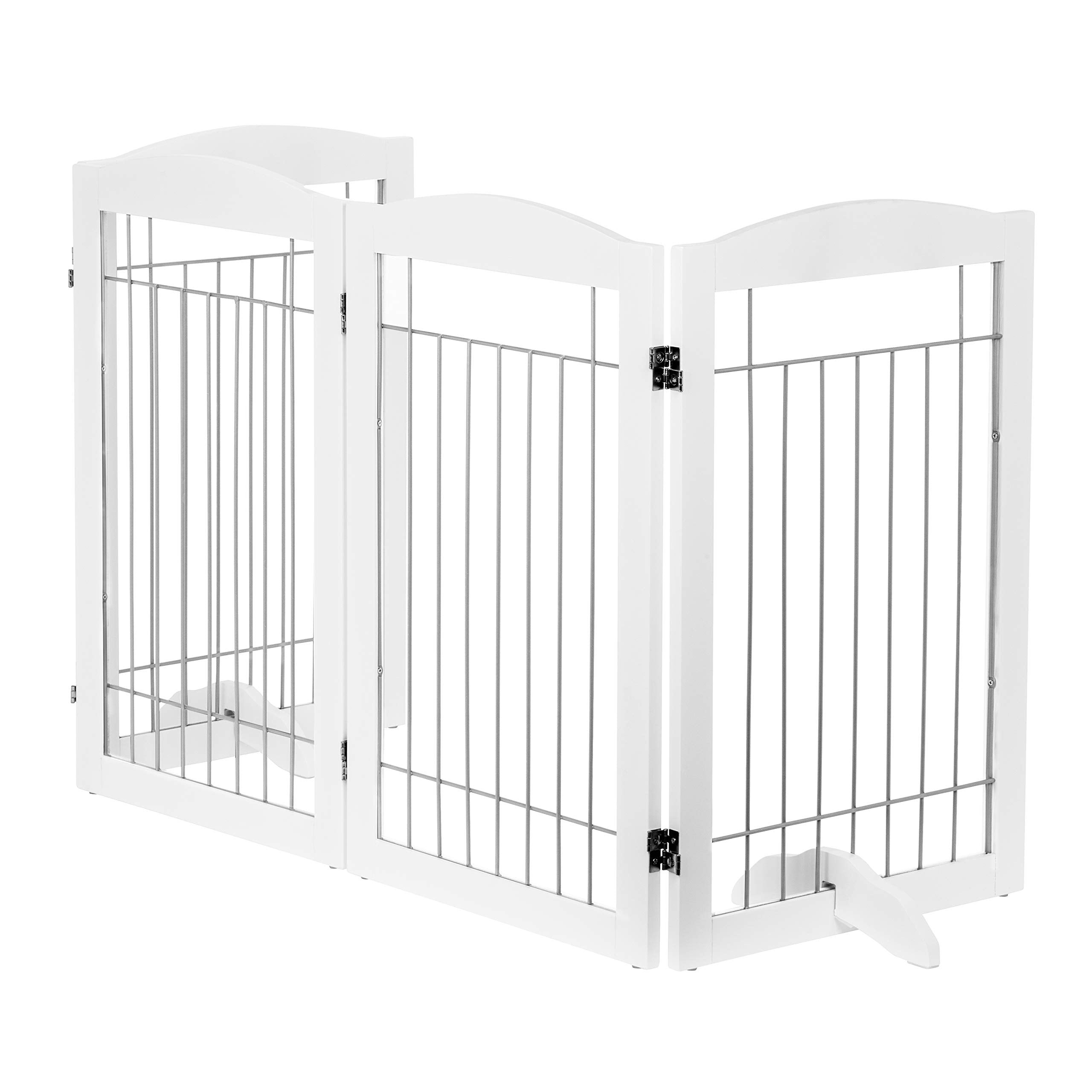Spirich 30-inch tall barrier provides added height for larger dogs.