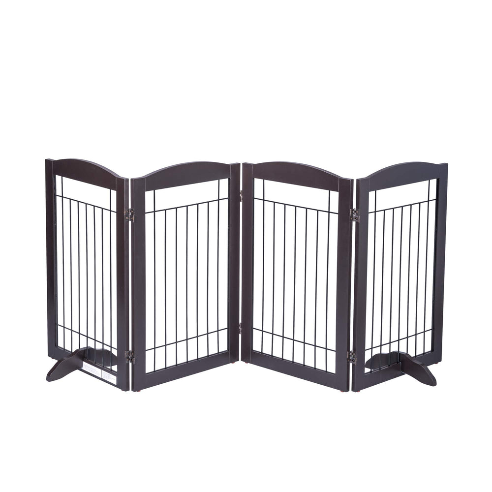 Spirich gate open wide up to 74 inches for versatile room layouts.