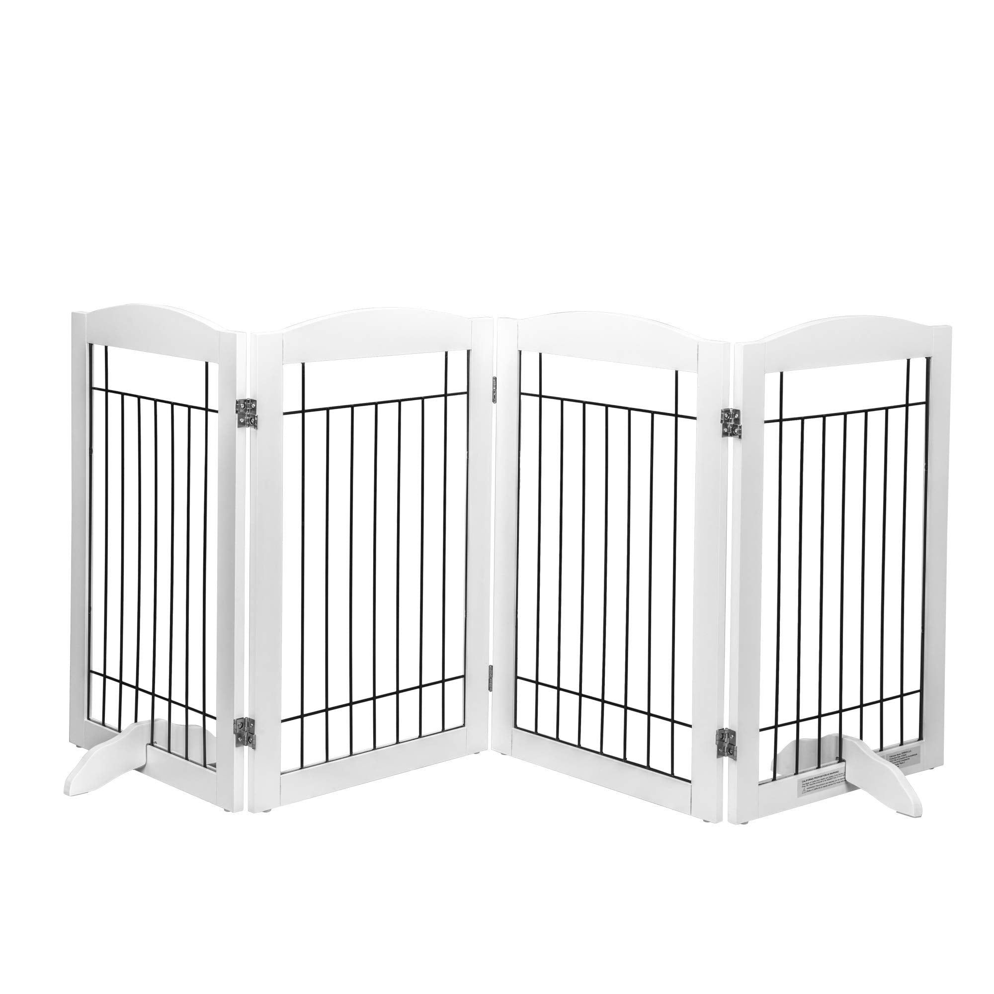 Spirich wide gate collapsible feature for compact storage.