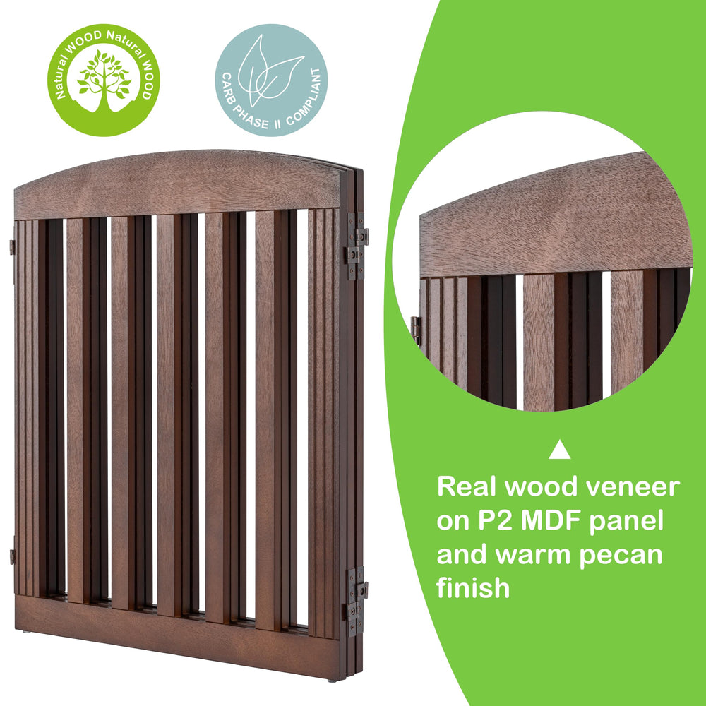 Spirich FSC-certified wood frame matches natural decor