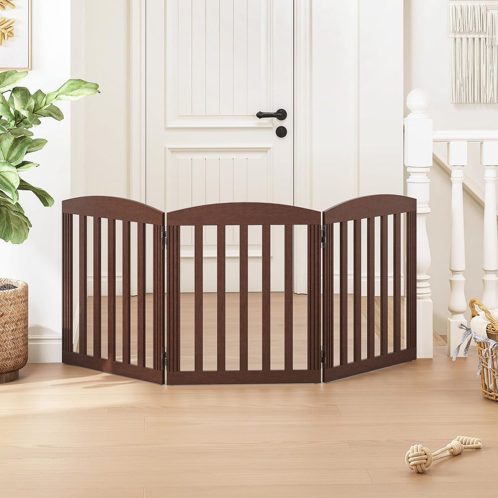 Spirich dog gate in doorway setup containment without drilling