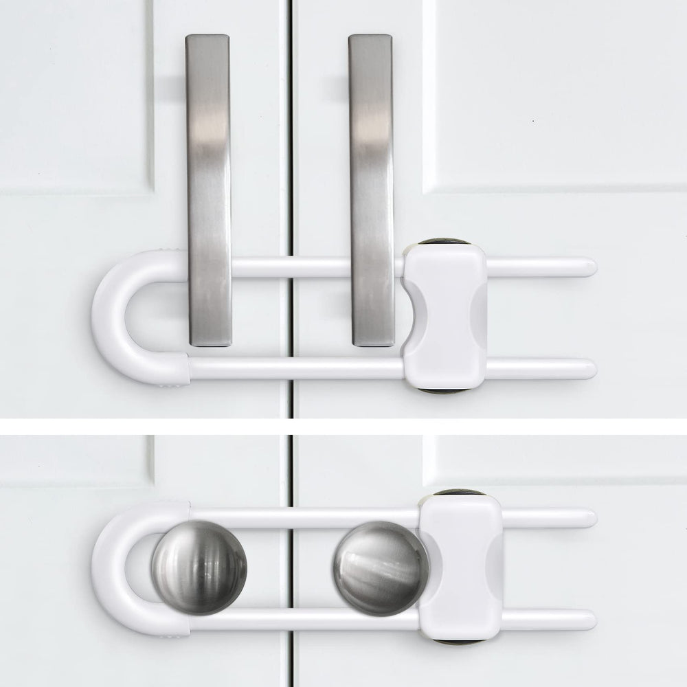 SPISPI drawer and cabinet locks in use, helping keep children safe.