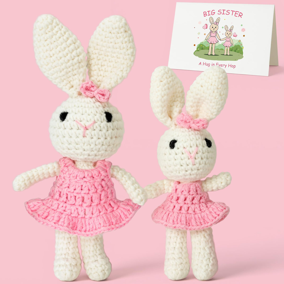 Splandiant big-sister-doll with pink tutu top offers comforting, huggable companionship for big-sister moments.