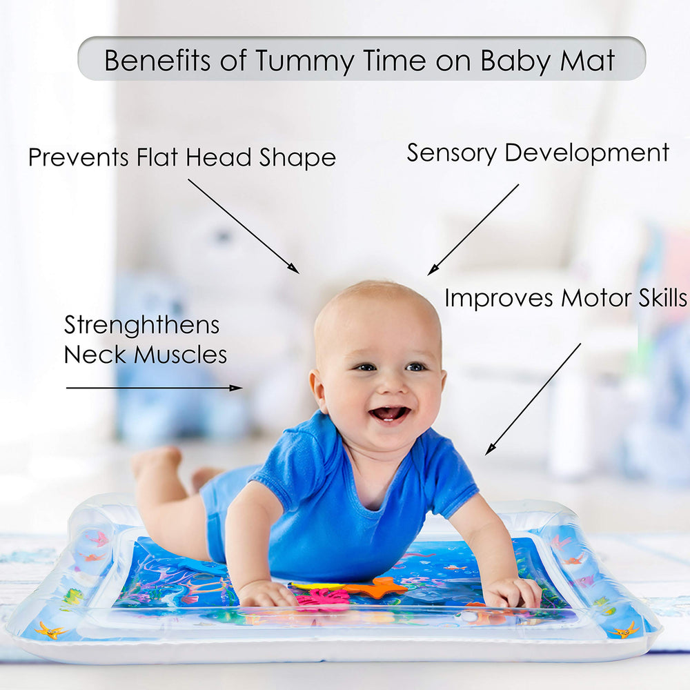 Splashin'kids portable play mat folds for on-the-go tummy time.