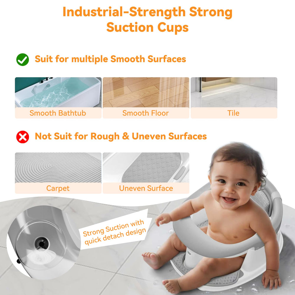 Spluvvly bath seat lightweight and portable for home or travel.