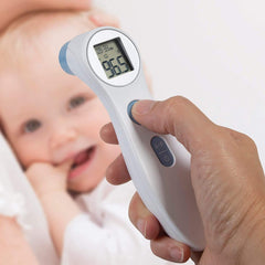 Sponix thermometer close-up sensor highlighting infrared precision and speed.