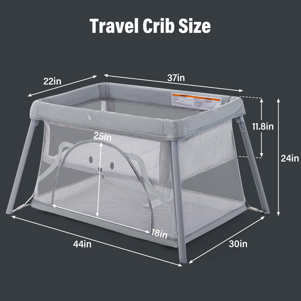 Sporary Travel Crib quick assembly for on the go parents
