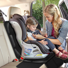 Spotmart car seat protector cover 600D fabric texture for rugged, scratch-resistant protection.