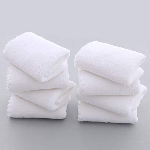 Spotted Play soft-touch burp cloths feel gentle against baby's skin