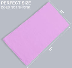 Spotted Play 20x10 inch burp cloths double as a changing mat cover.