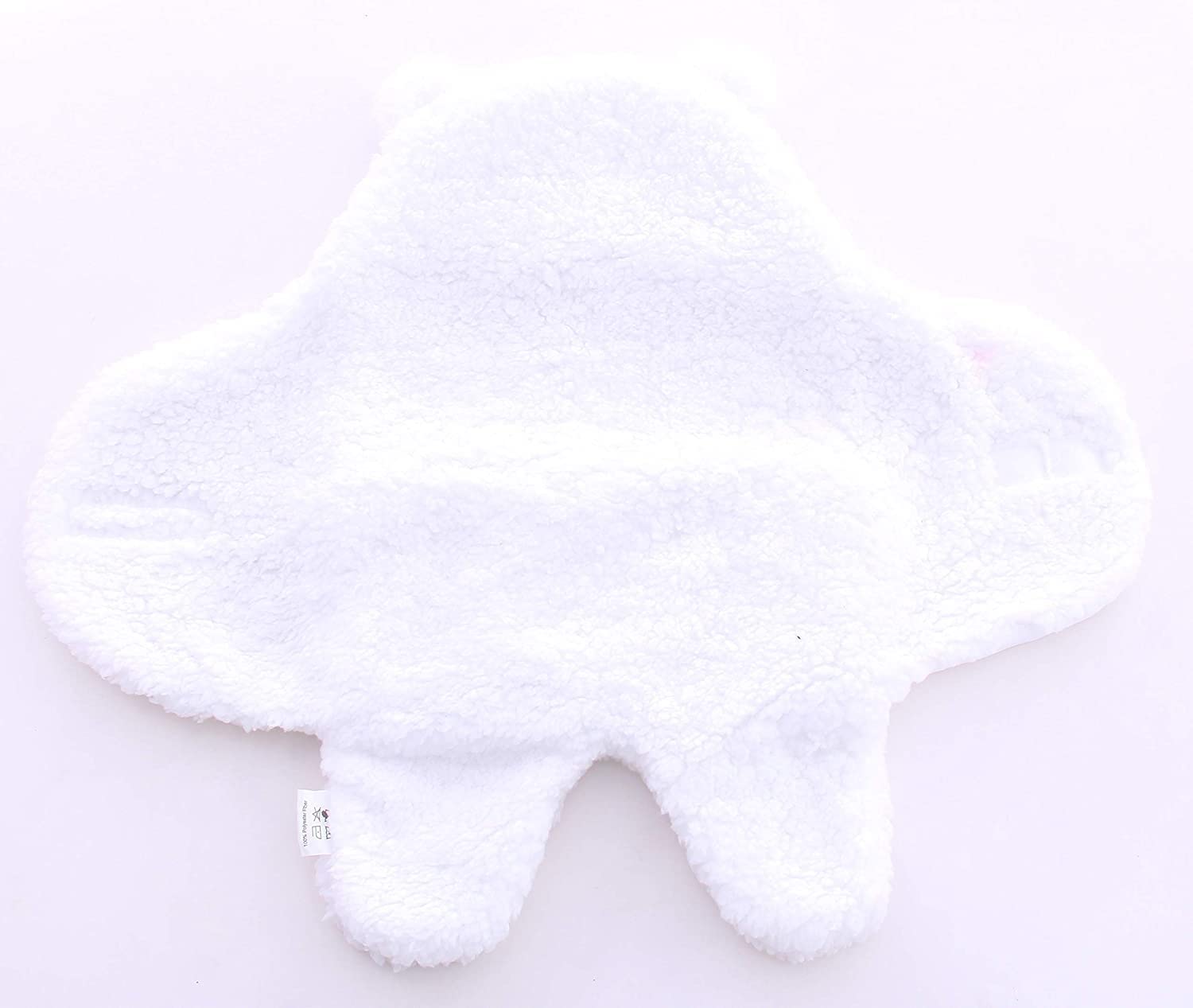 Spotted Play sherpa swaddle blanket pink-white stroller-ready on-the-go comfort