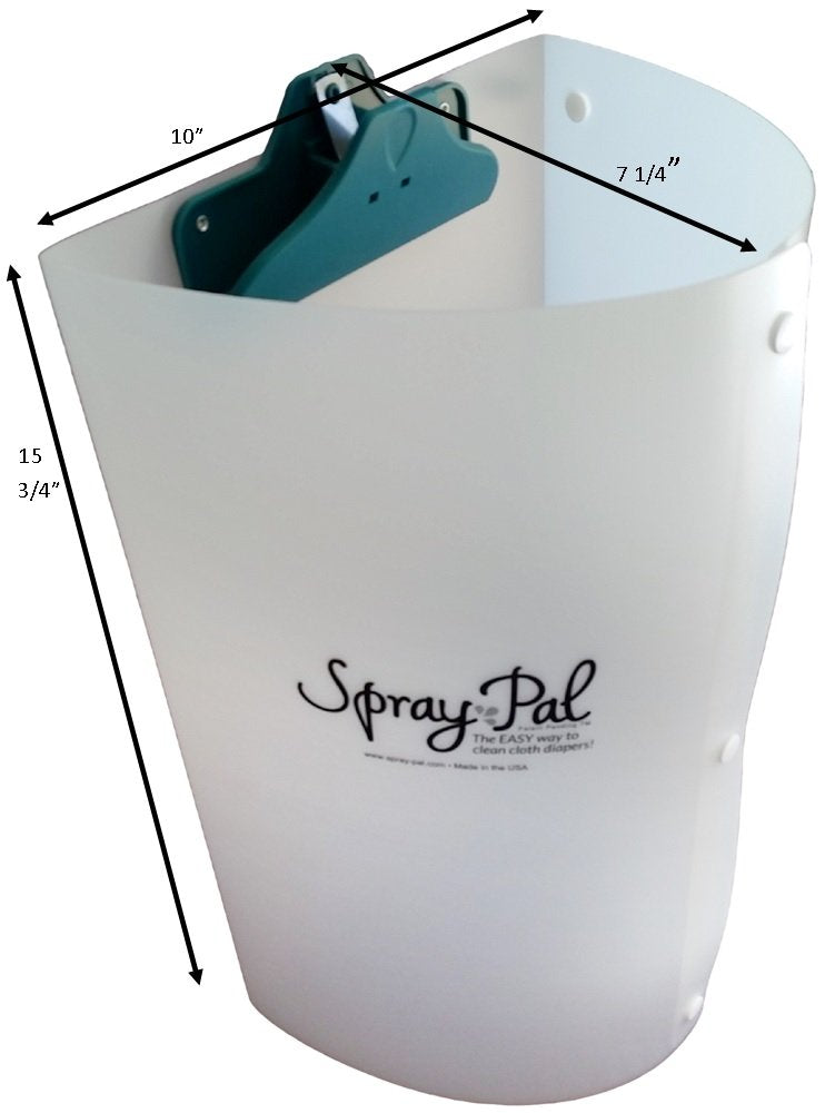 Spray Pal pre-rinse fleece liners with minimal mess
