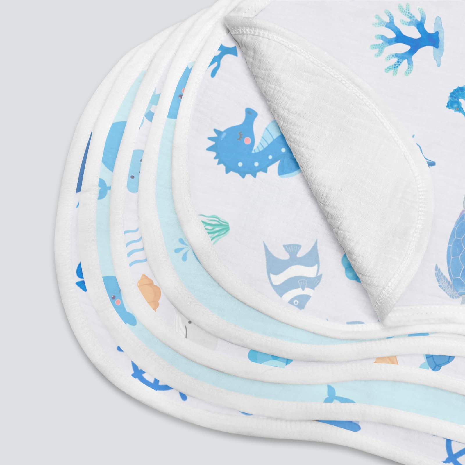 Spriggenix soft cotton burp cloths ideal for gentle feeding prep
