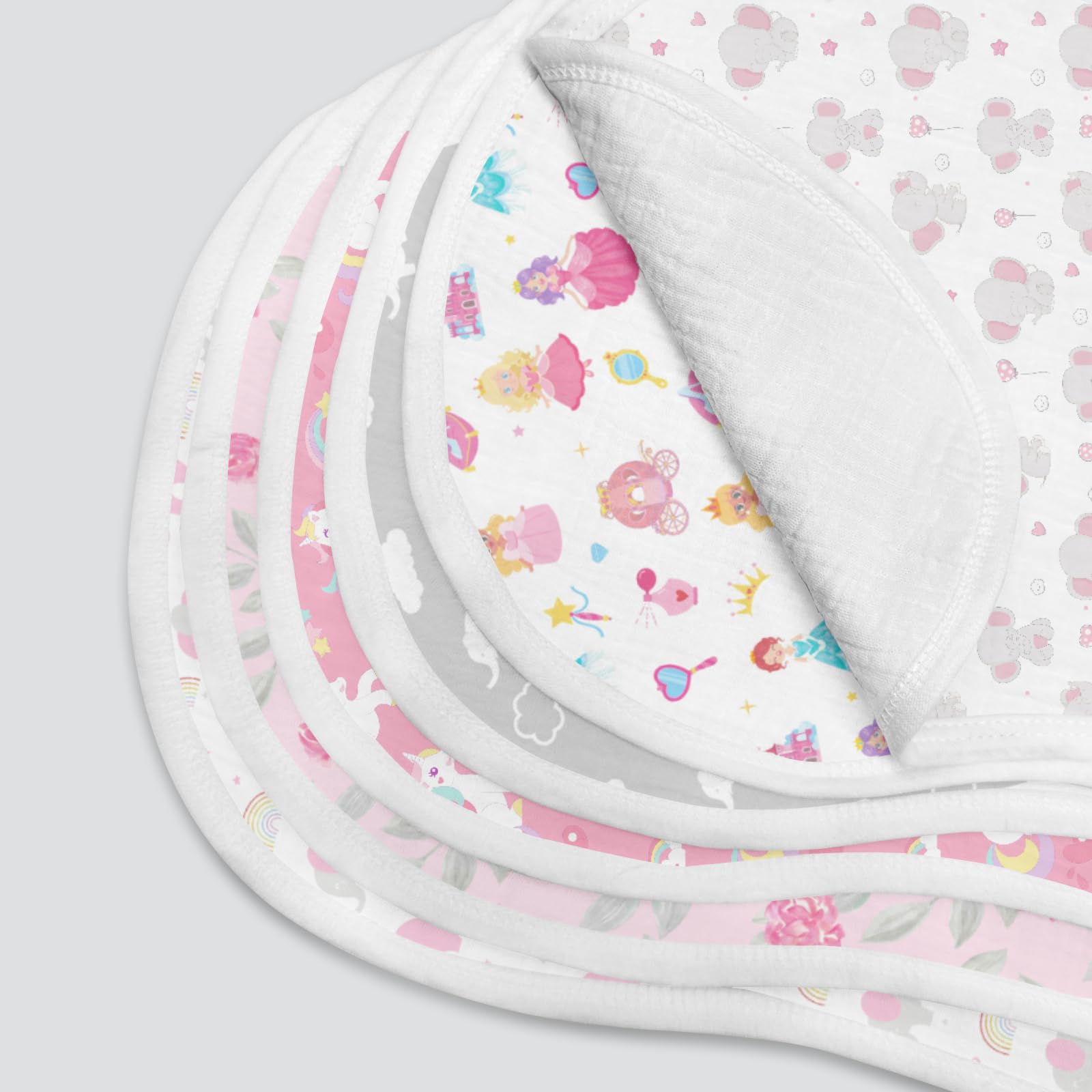 Spriggenix burp cloth doubles as a gentle washcloth option.